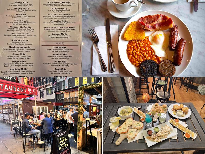 McCarthy's Pub NYC Menu