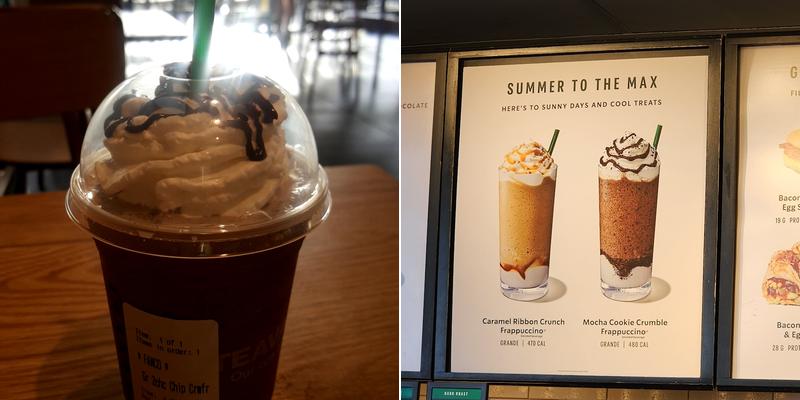 Starbucks Menu