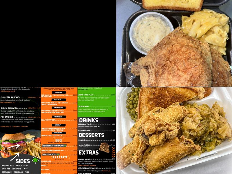 Ribmaster Soulfood and BBQ Menu