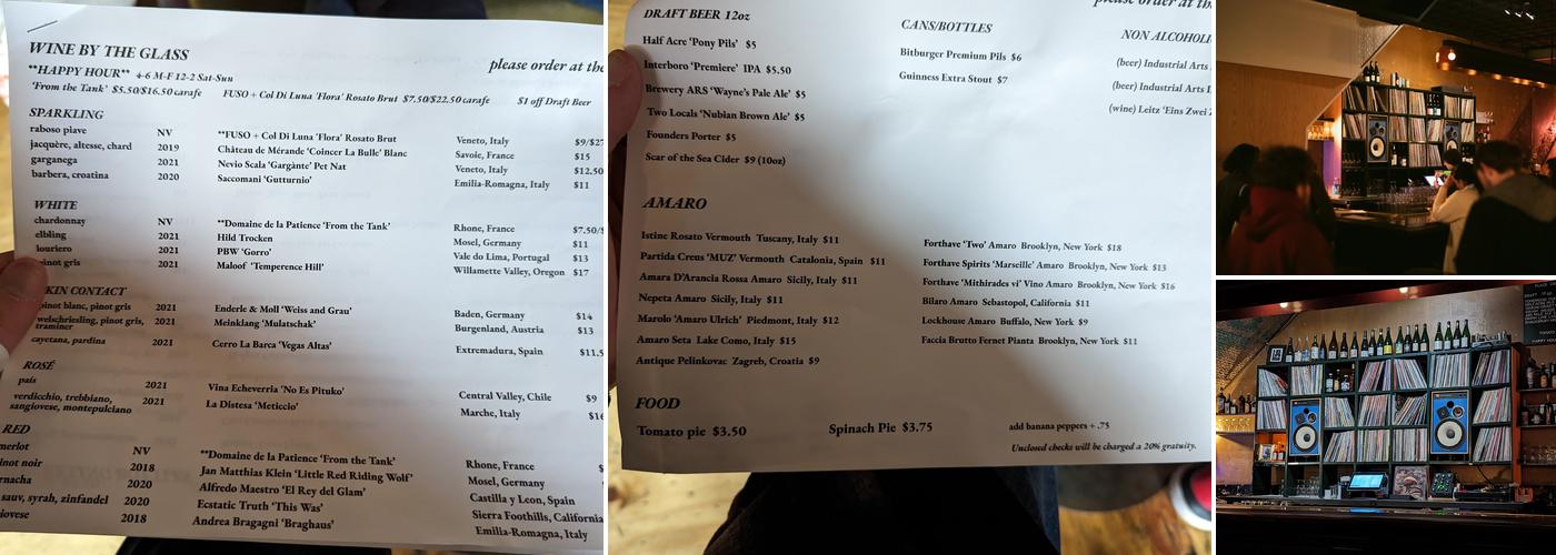 Solar Myth Menu