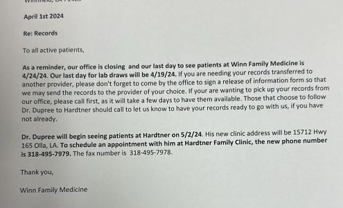 Winn Family Medicine LLC 639 W Lafayette St, Winnfield Louisiana 71483