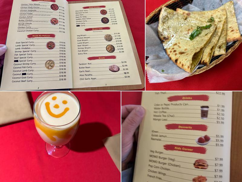 Chef Lama Indian Nepali Cuisine Menu