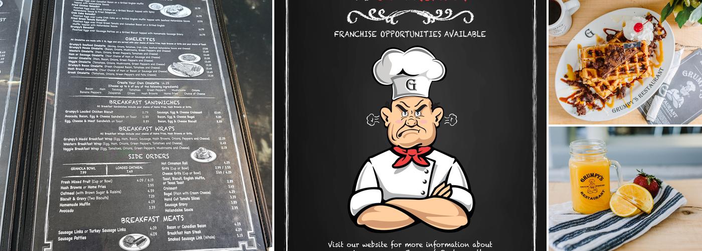 Grumpy's Restaurant Menu
