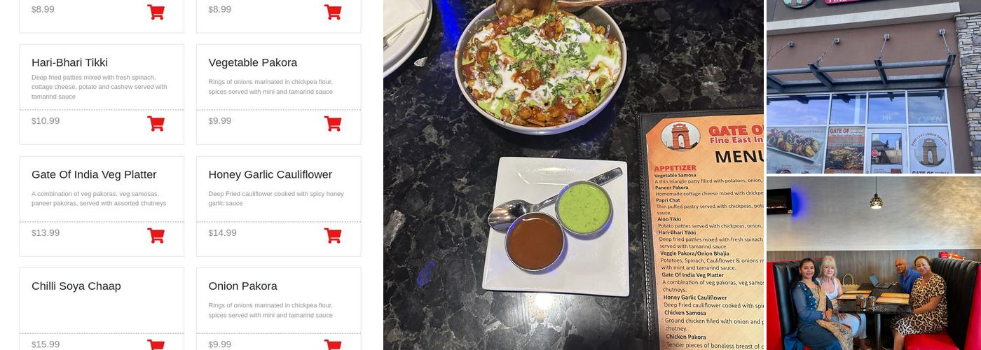 Gate Of India Fine East Indian Cuisine (Airdrie) Menu