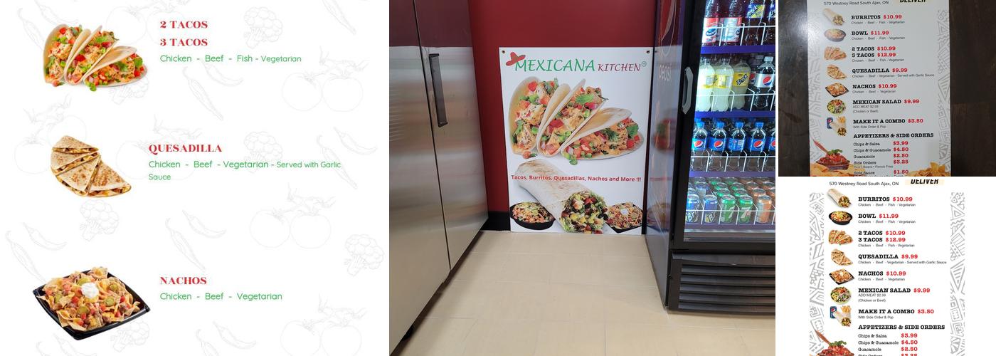 MEXICANA KITCHEN Menu