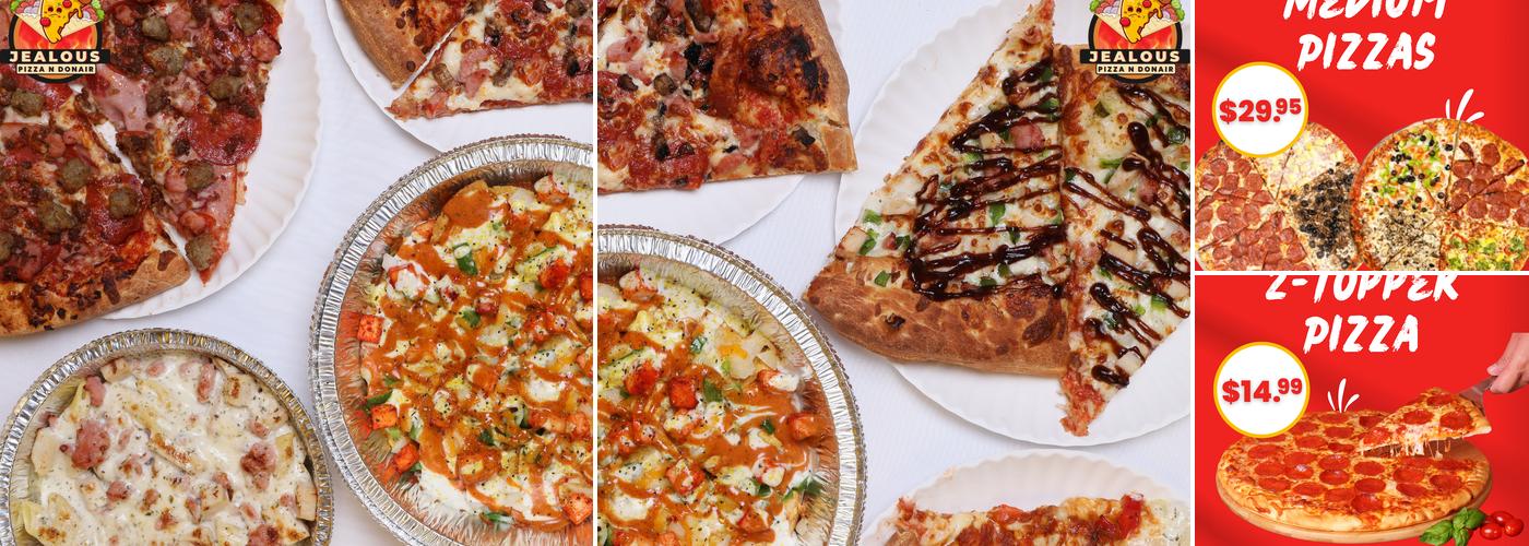 JEALOUS PIZZA N DONAIR ARMSTRONG Menu