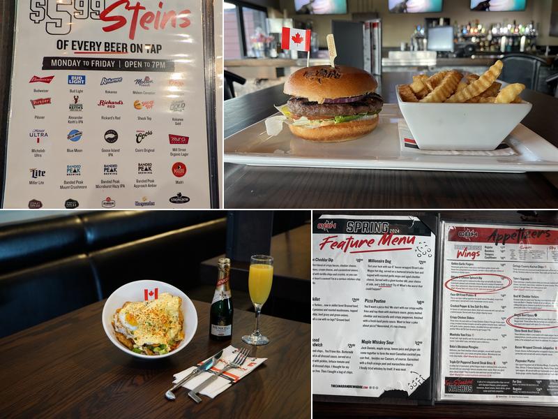 The Canadian Brewhouse (Banff) Menu