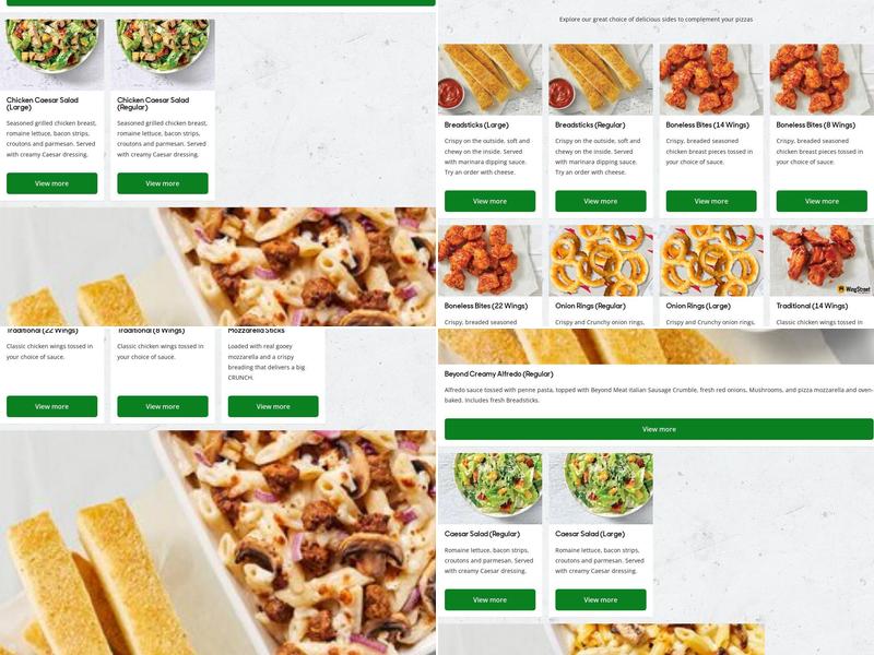 Pizza Hut Menu