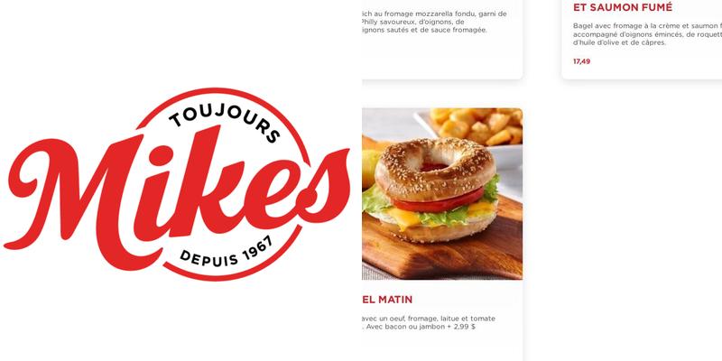 Toujours Mikes Menu