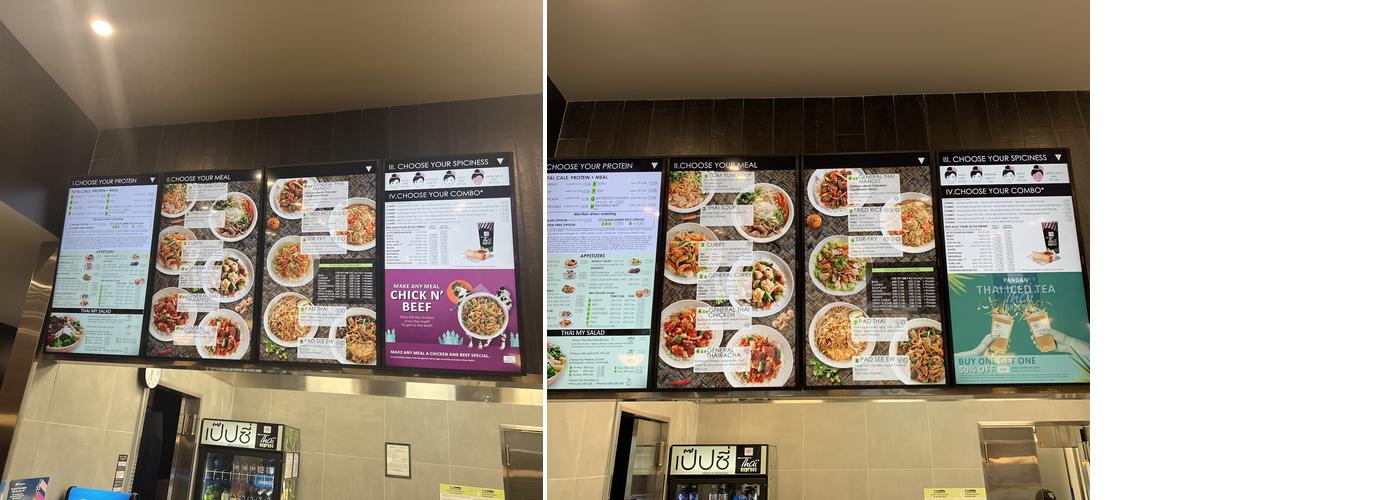 Thai Express Restaurant Menu