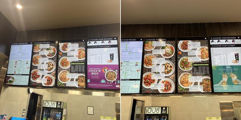 Thai Express Restaurant Menu