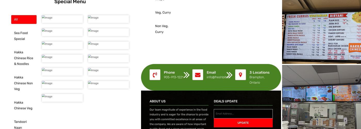 Fresh Bite & Meat Menu