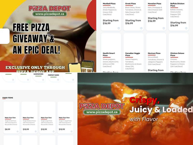 Brantford Pizza Depot Menu