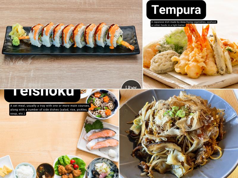 SUSHI BOX Menu