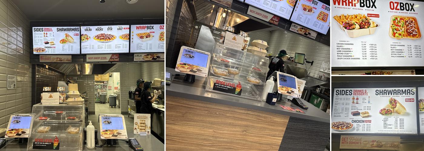 Osmow's Shawarma Menu