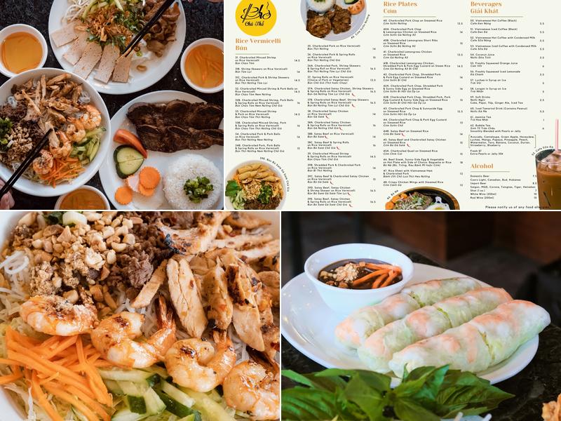 Pho Chu The Menu