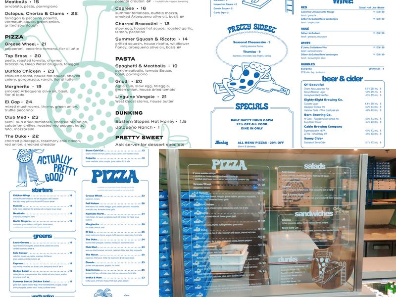 Actually Pretty Good - Victoria Park Menu