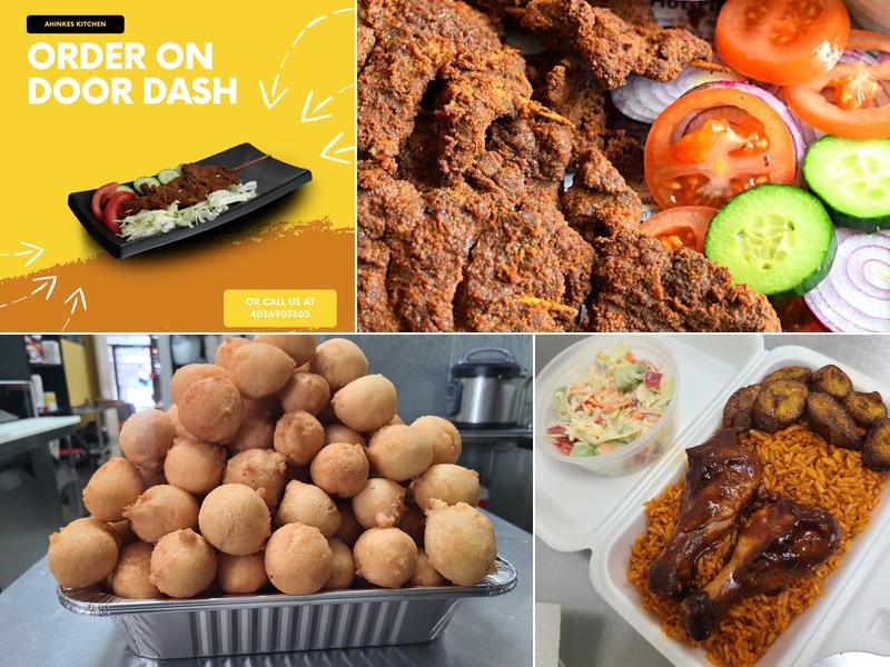 Ahinke’s Kitchen Menu