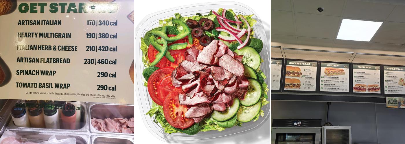 Subway Menu