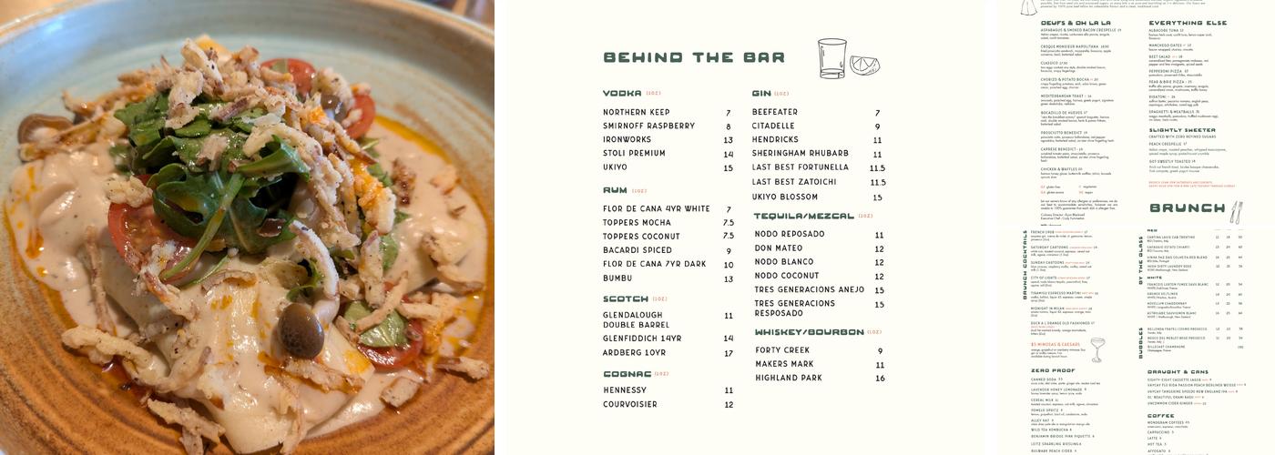 Olea Restaurant Menu