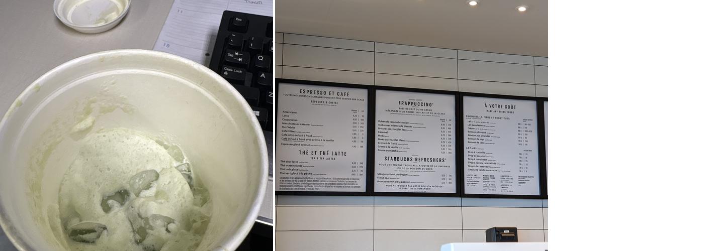 Starbucks Menu