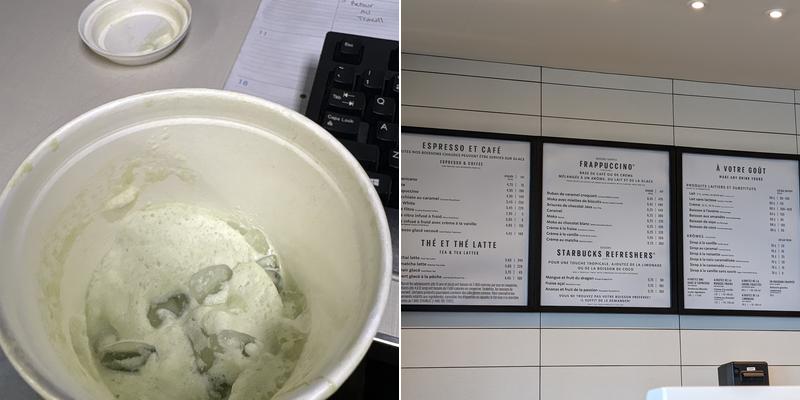 Starbucks Menu
