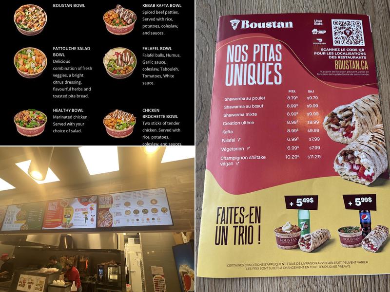 Restaurant Boustan Menu