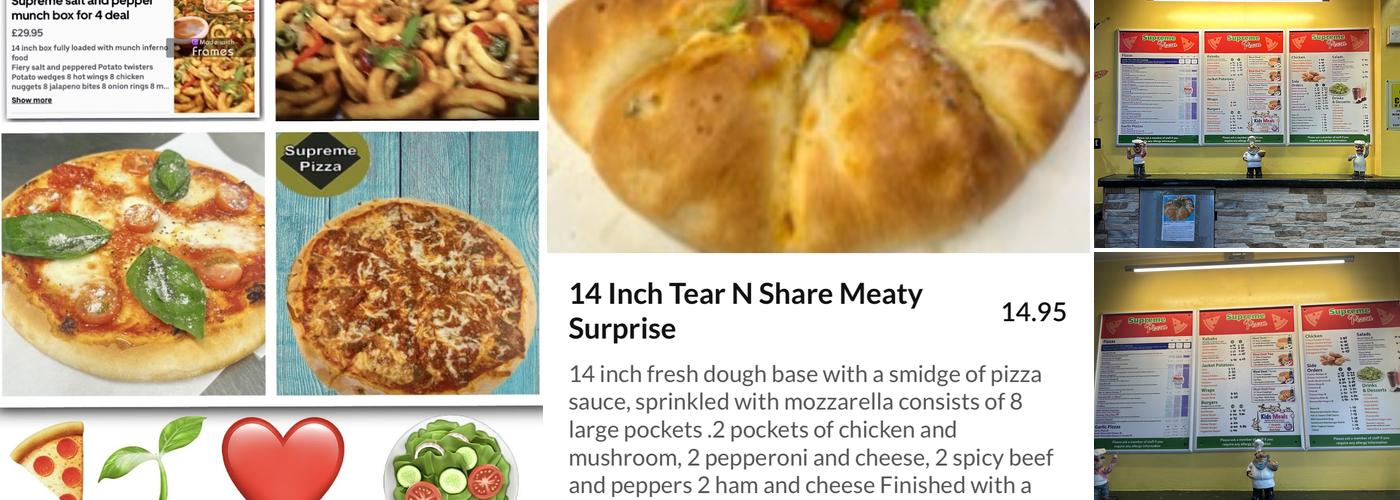 Supreme Pizza Litherland Menu