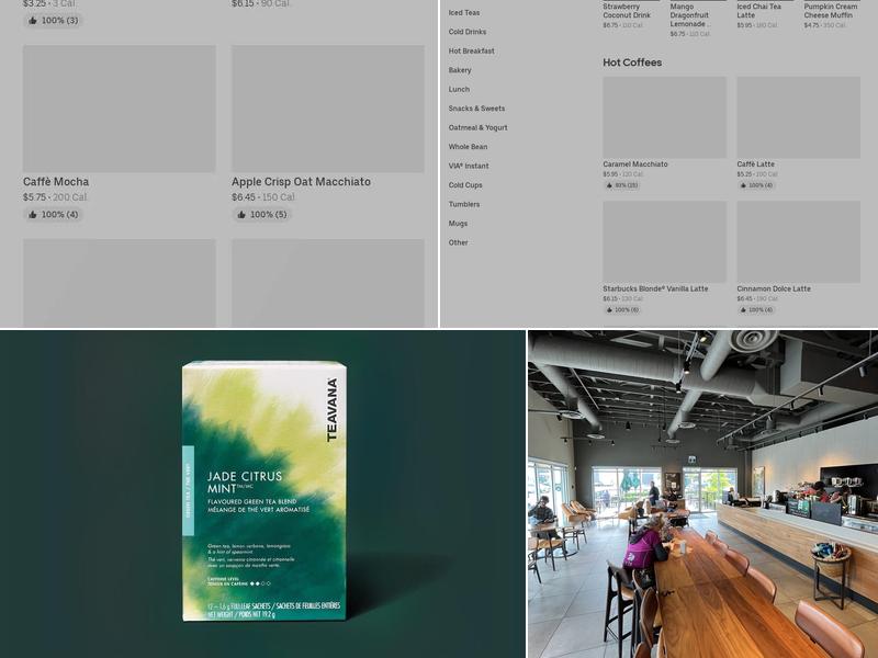 Starbucks Menu
