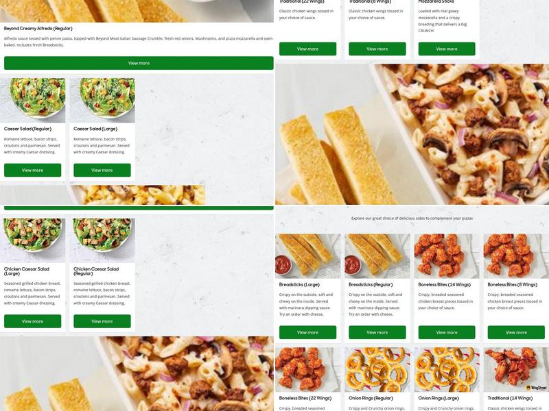 Claresholm Pizza Hut Menu