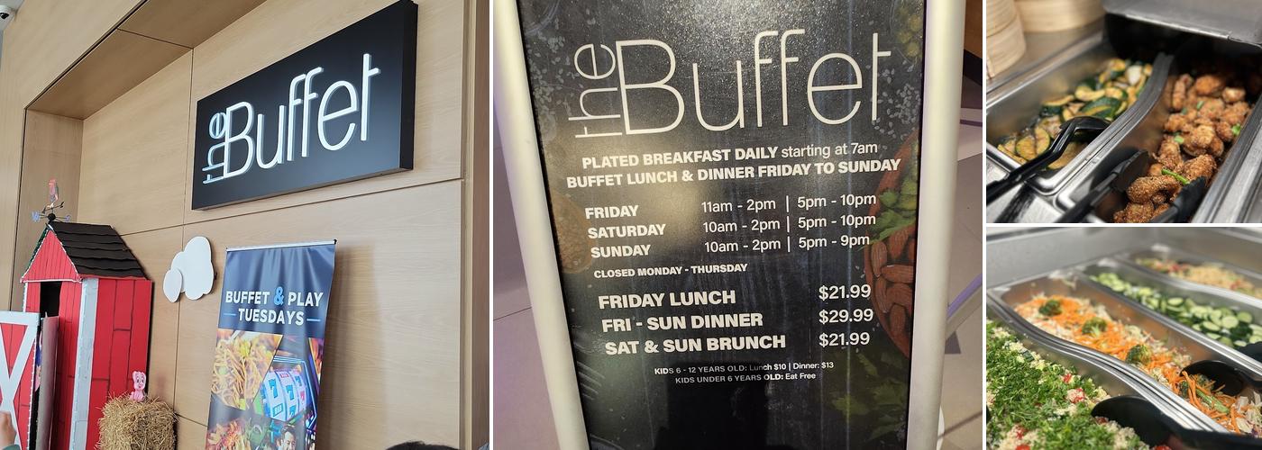 The Buffet at Cascades Casino Delta Menu