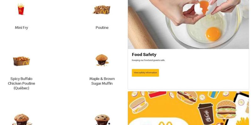 McDonald’s Menu