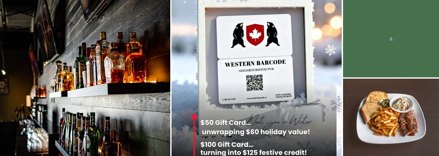 Western Barcode Menu