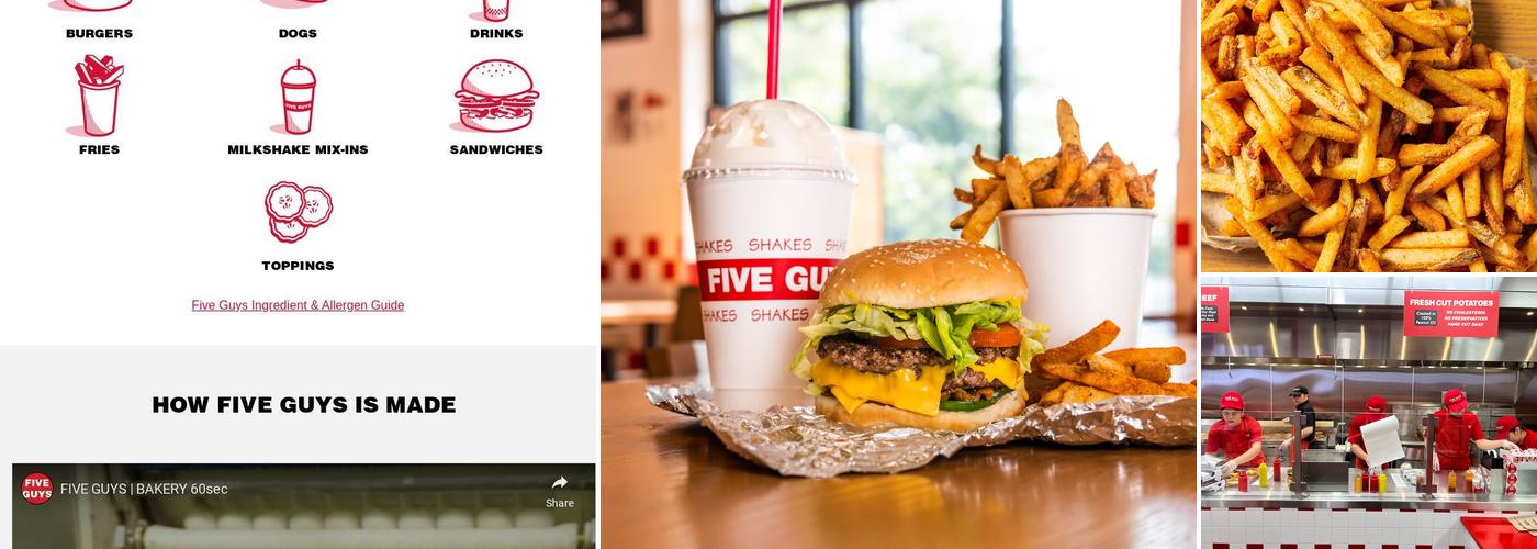Five Guys Menu