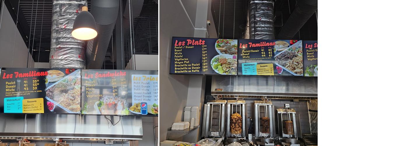 shawarma style Menu