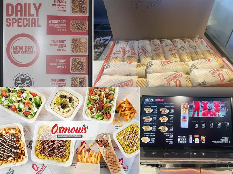 Osmow's Shawarma Menu