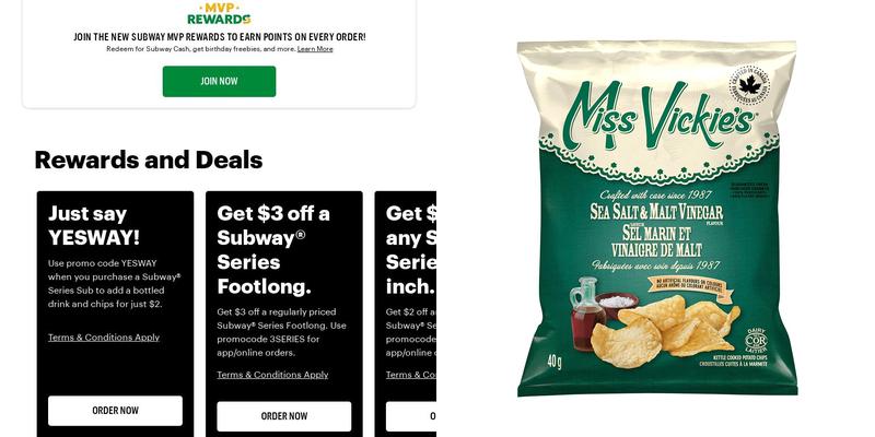 Subway Menu