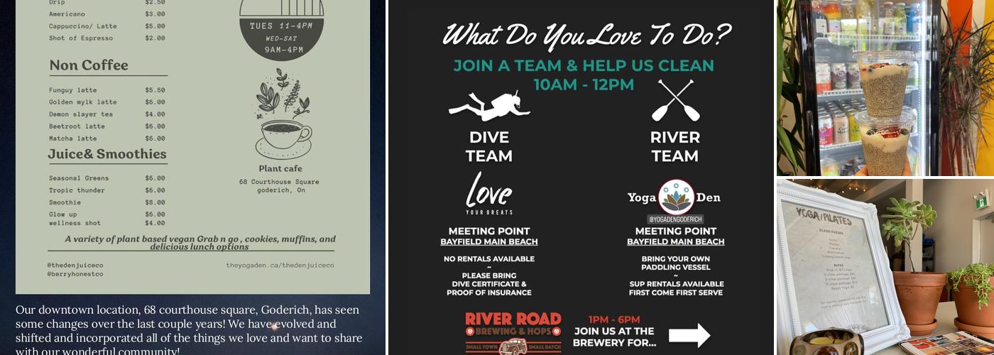 The Den Juice Co Menu