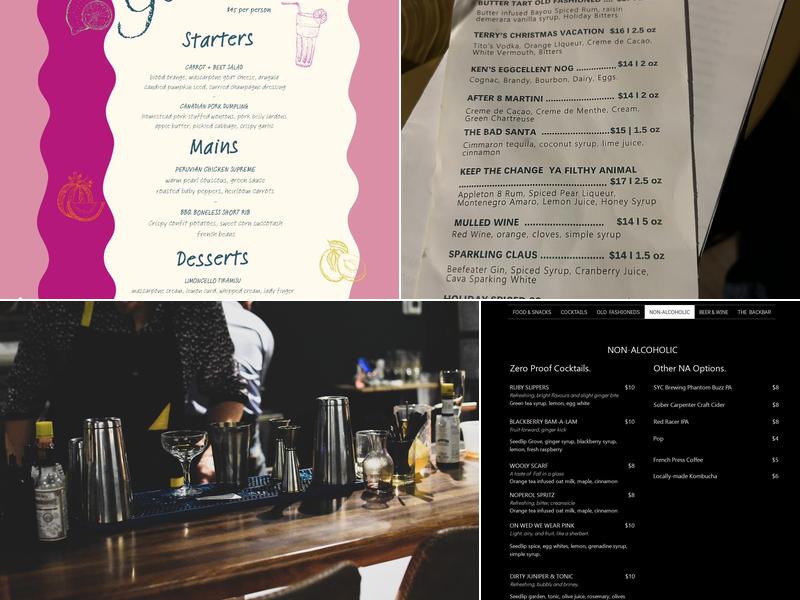 92 Beverage Co Menu