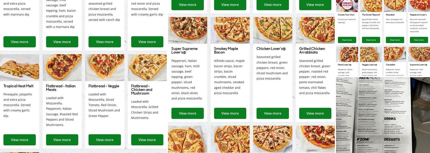 pizza hut Menu