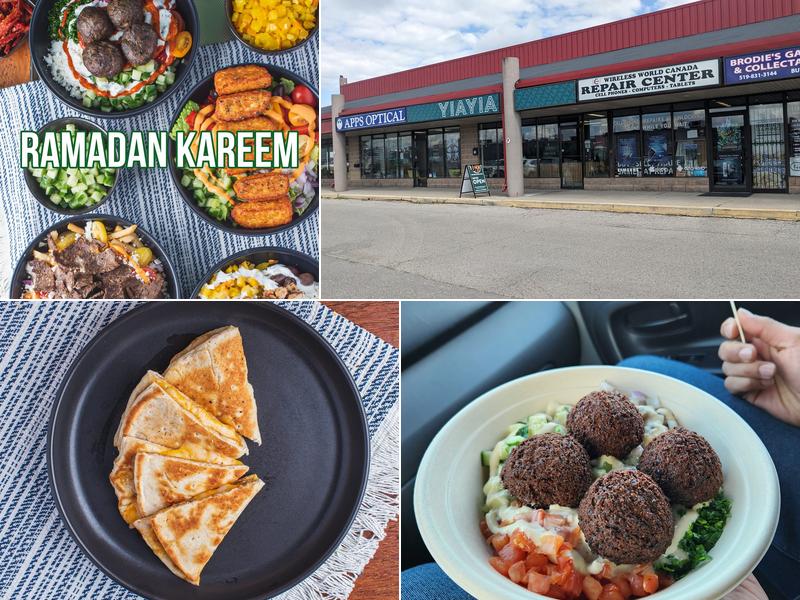 YIAYIA Mediterranean Bowls. Salads. Pitas. 304 Stone Rd W #11, Guelph