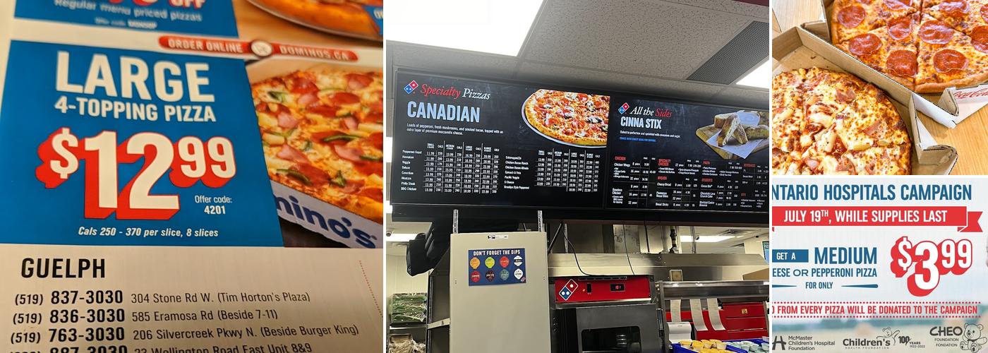 Domino's Pizza Menu
