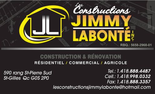 Constructions Jimmy Labonte