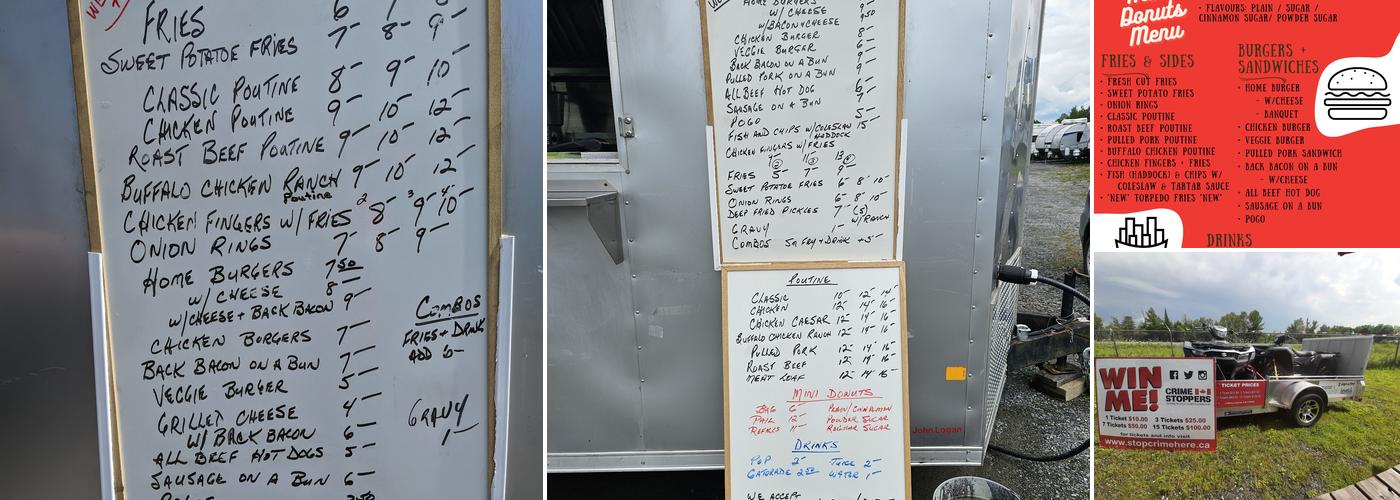 Sugar Shack Mini Donuts Menu