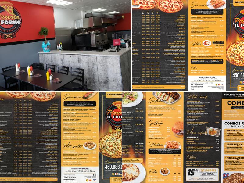 Pizzeria Il Forno Menu