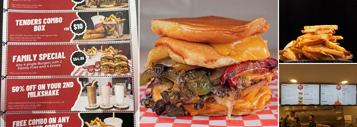 G C Burger Menu