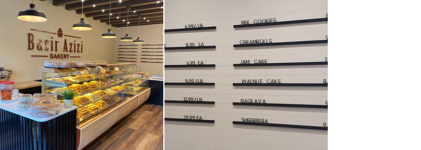 Basir Azizi Bakery Menu