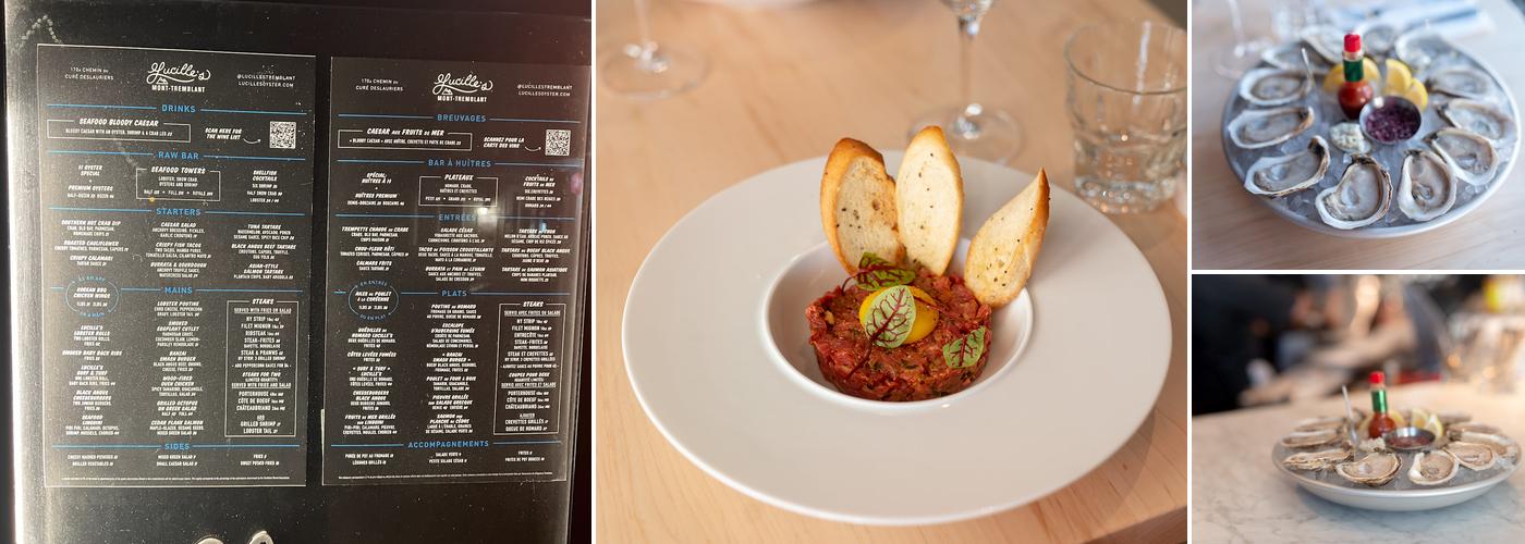 Lucille's Mont-Tremblant Menu