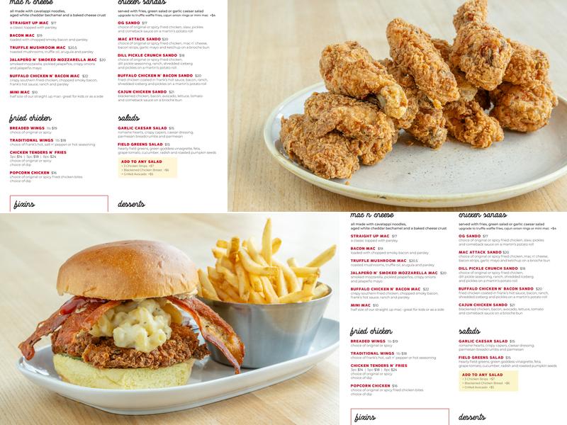 Fixins Mac n' Chicken | North Vancouver Menu