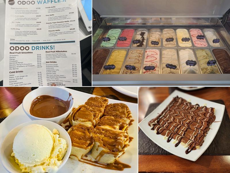 Odoo Cafe - Crepes, Cakes & Gelato Menu